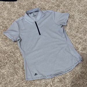 Adidas short sleeve golf shirt.